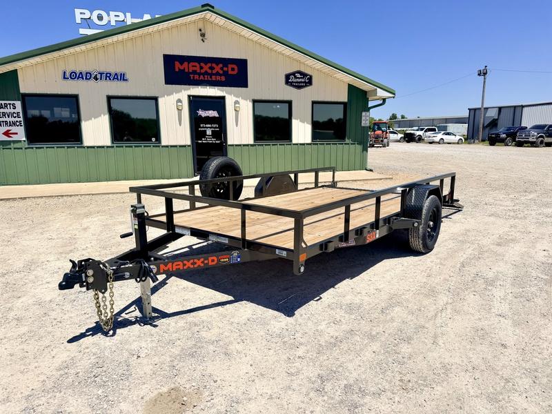 2026 New Maxx-D Utility Trailer | 83" x 14' | 5200 lbs GVWR | 4' Spring Assist Gate | 1' Dovetail | S3X8314