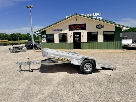 2027 New Aluma Utility Tilt Trailer | 77.5" x 12' | 2990 lb GVWR | Aluminum Frame | Hydraulic Tilt | 7712H-TILT-S