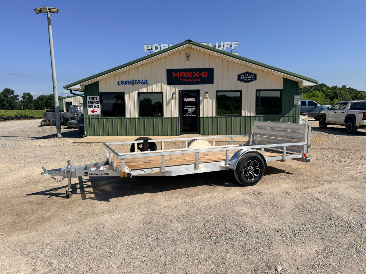 2027 New Load Trail Utility Trailer | 77" x 14' | 2995 lb GVWR | Single Axle | Aluminum Frame | SA7714