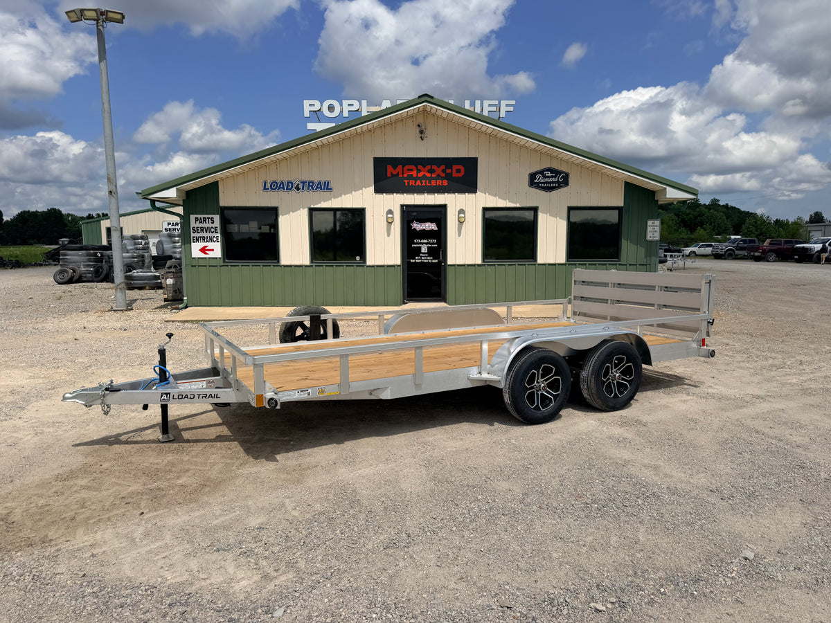 2027 New Load Trail Utility Trailer | 83" X 16' | 7000 lb GVWR | Tandem Axle | Aluminum Frame | Bi-Fold Gate | UA8316