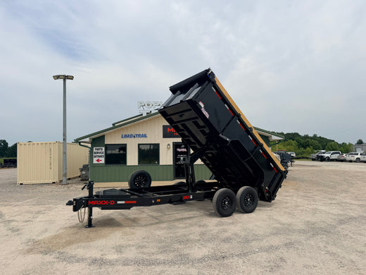 2027 New Maxx-D Dump Trailer | 14' x 83" | 14000 lbs GVWR | 42" Sides | Scissor Hoist | DKB8314