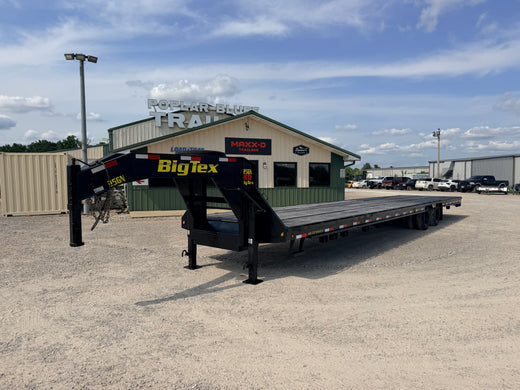 2022 Used Big Tex Gooseneck Trailer | 8.5' X 40' | 25,990 GVWR | Straight Deck | CDL Hotshot | GN25