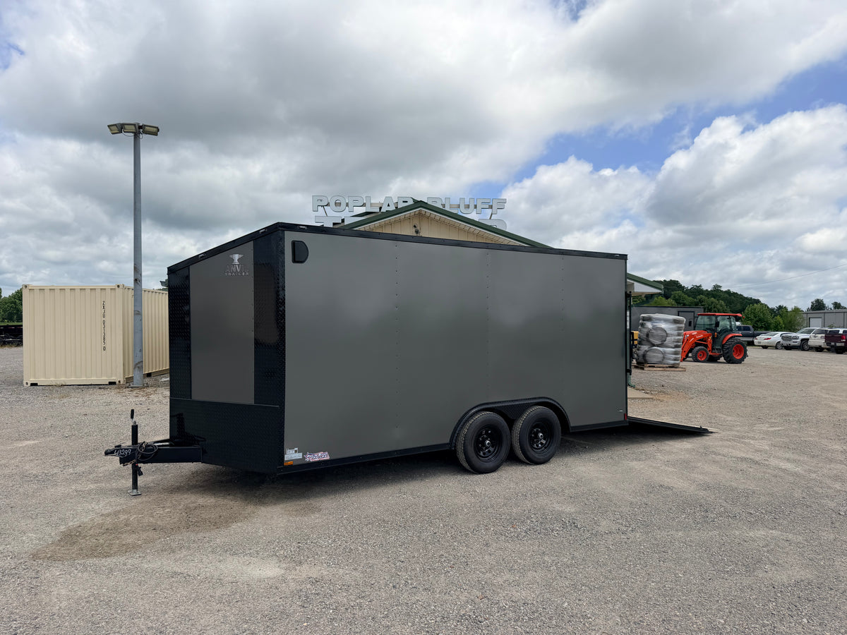 2027 New Anvil Cargo Trailer | 8.5' x 16' | 9990 lbs GVWR | 7' Interior | Rear Ramp Door | Model 8.5' x 16' Enclosed Cargo 10k W/ 7' Interior