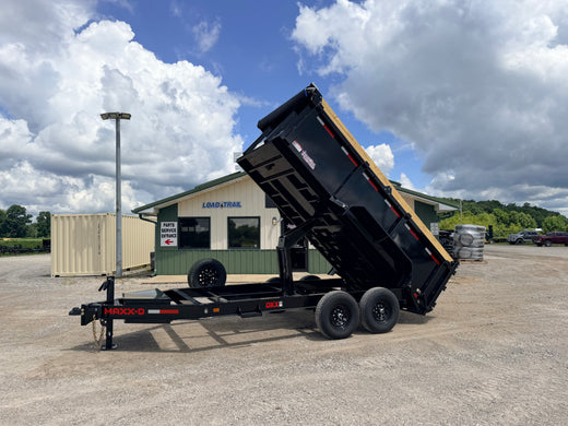 2027 New Maxx-D Dump Trailer | 14' x 83" | 14000 lbs GVWR | 42" High Sides | Scissor Hoist | DKB8314