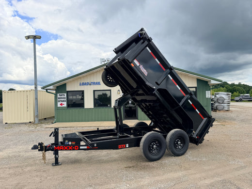 2027 New Maxx-D Dump Trailer | 6' x 12' | 14000 lb GVWR | 36" Solid Sides | Scissor Hoist | D7B7212
