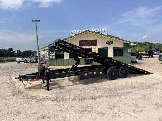 2027 New Load Trail Tilt Trailer | 102" X 24' | 14000 lbs GVWR | Power Tilt Deck | Tandem Axle | PE0224