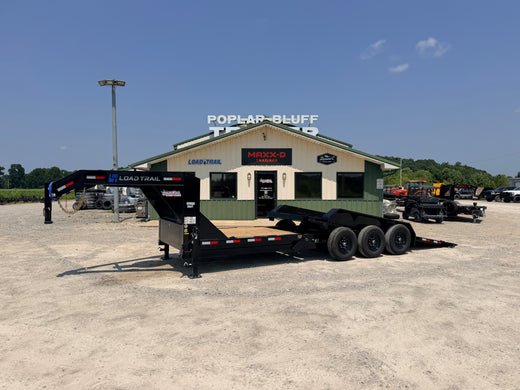 2027 New Load Trail Gooseneck Tilt Trailer | 83" x 24' | 21000 lb GVWR | Triple Axle | Gravity Tilt Lowboy | GN8324