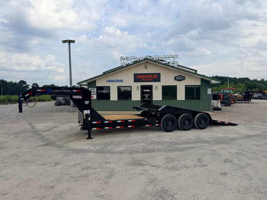 2027 New Load Trail Gooseneck Tilt Trailer | 83" x 24' | 21000 GVWR | Triple Axle | Gravity Tilt Lowboy | GN8324