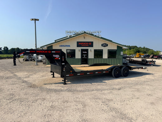 2027 New Maxx-D Gooseneck Car Hauler Trailer | 24' x 102" | 15.6k GVWR | Slide-In Ramps | Wood Dovetail | H6X10224G