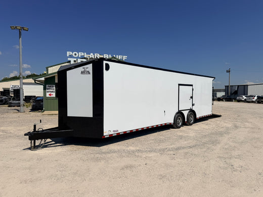 2027 New Anvil Enclosed Car Hauler Trailer | 8.5' x 28' | 9990 lbs GVWR | Escape Door | Spread Torsion Axles | Premium Series Tandem Spread Axle Enclo