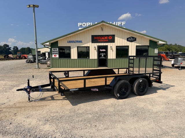 2026 New Load Trail Utility Trailer | 83" x 14' | 7000 GVWR | Tandem Axle | 3' Spring Assist Gate | UE8314