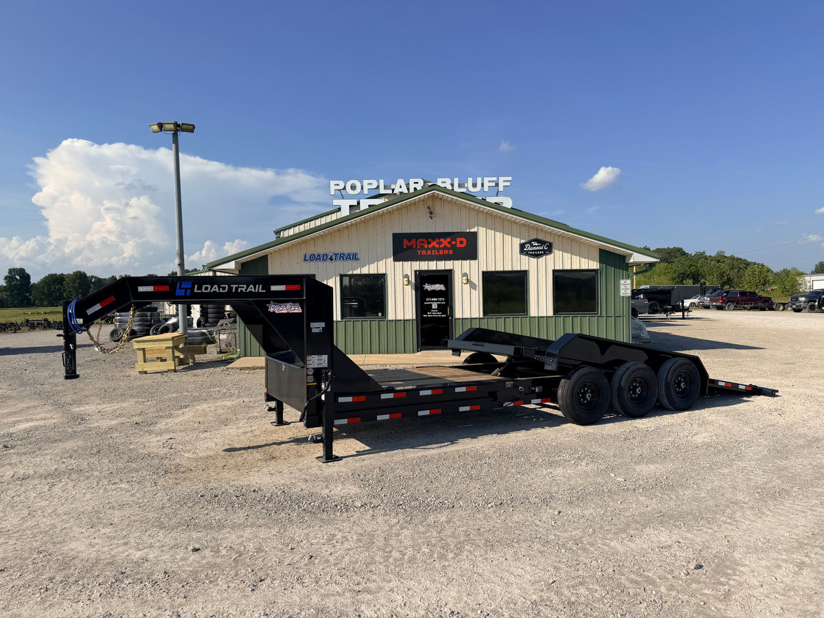 2027 New Load Trail Gooseneck Tilt Trailer | 83" x 24' | 21000 lbs GVWR | Triple Axle | Gravity Tilt Lowboy | GN8324