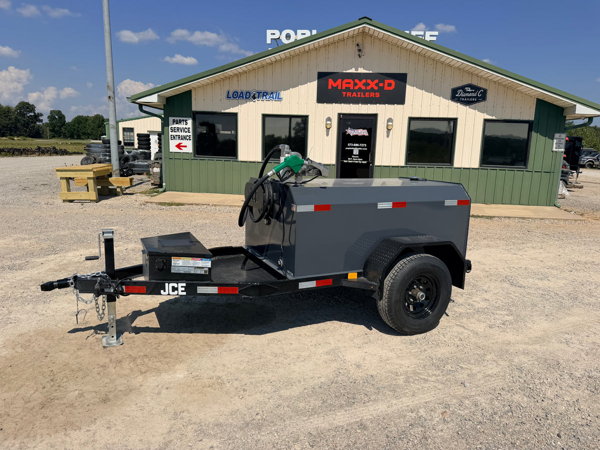 2027 New JCE Trailers Fuel Tank Trailer | 17' X 6.8' | 7k GVWR | 350 Gallon Tank | 20 GPM Pump | Model: 350 Gallon
