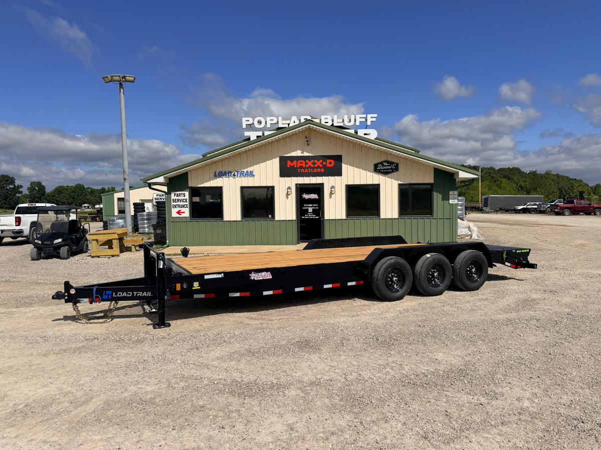 2027 New Load Trail Equipment Trailer | 83" x 24' | 21000 lbs GVWR | Triple Axle | MAX Ramps | CH8324