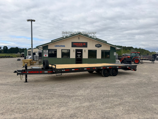 2027 New MAXX-D Equipment Trailer | 24' x 102" | 17,500 lb GVWR | Deckover | MAXX Ramps | DOB10224