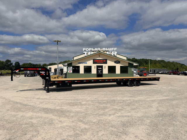 2027 New MAXX-D Gooseneck Trailer | 40' x 102" | 12000 lbs GVWR | Straight Deck | 8k Axles | GSB10240