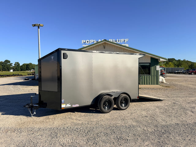 2027 New Anvil Cargo Trailer | 6' x 12' | 7000 GVWR | Ramp Door | V-Nose | BMW R 12 GS