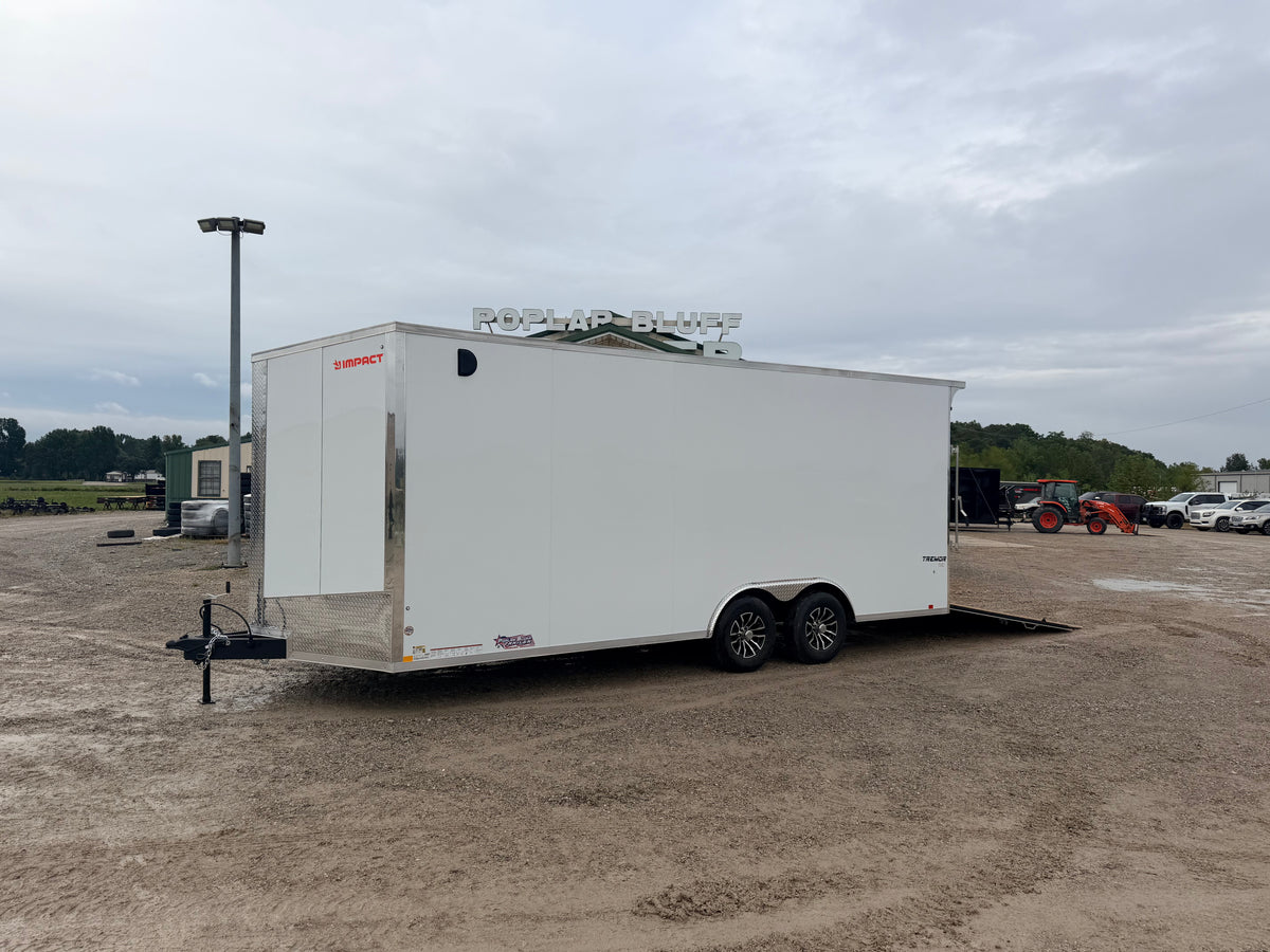 2027 New Impact Enclosed Car Hauler Trailer | 8.5' X 20' | 9990 GVWR | 7'6" Interior Height | V-Nose | Model: N/A