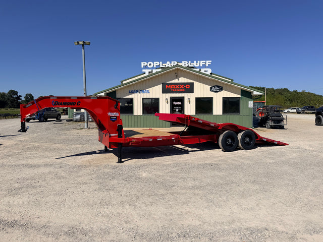 2026 New Diamond C Gooseneck Tilt Trailer | 24' x 102" | 23000 GVWR | Power Tilt | Max Wide | HXD210GN