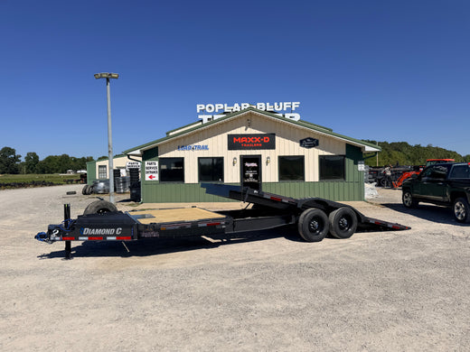 2027 New Diamond C Tilt Trailer | 24' x 102" | 23k GVWR | Pro Tilt Power/Gravity | Max Wide Package | HXD210
