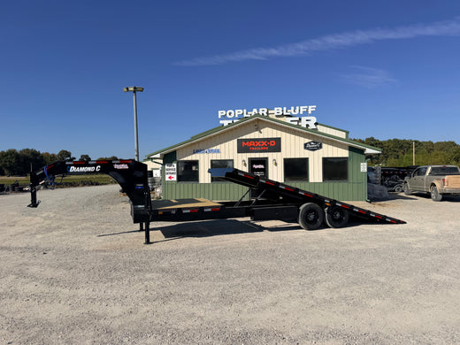 2027 New Diamond C Gooseneck Tilt Trailer | 26' x 102" | 23000 lb GVWR | Powered Tilt Deck | 10k Torsion Axles | DET210GN