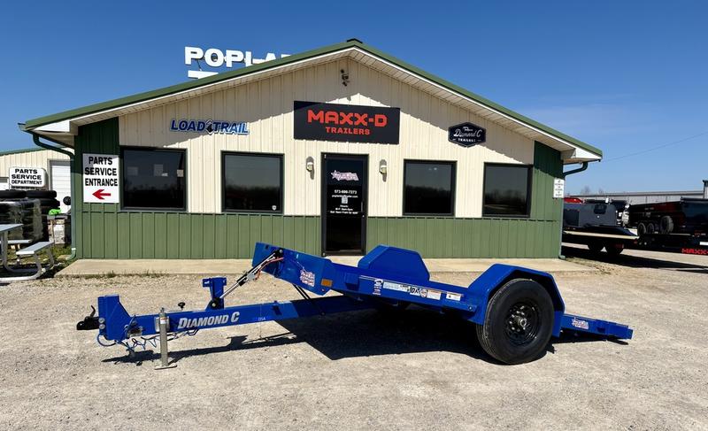 2026 New Diamond C Tilt Trailer | 77" x 12' | 7k GVWR | Single Axle | Hydraulic Tilt | DSA107