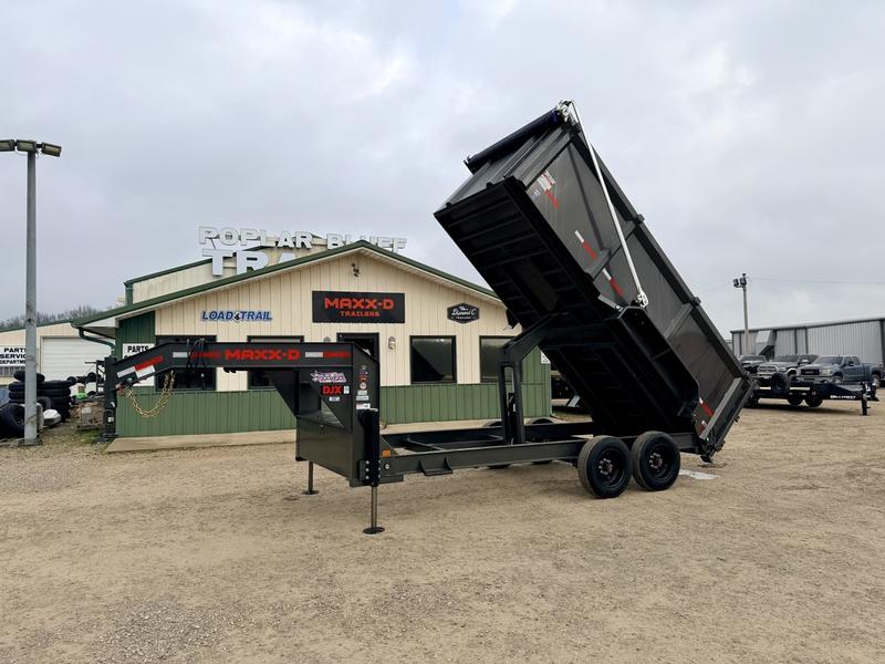 2026 New Maxx-D Gooseneck Dump Trailer | 16' x 83" | 17,500 lb GVWR | 4' Sides | Hydraulic Jacks | DJX8316G