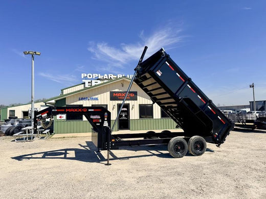 2026 New Maxx-D Gooseneck Dump Trailer | 14' x 83" | 18000 lb GVWR | Telescopic Hoist | 3' Sides | DTX8314G
