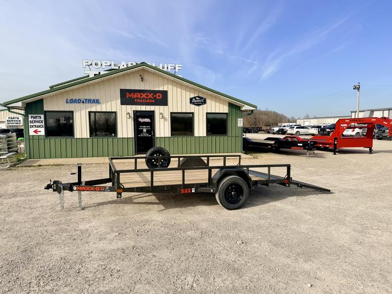 2026 New Maxx-D Utility Trailer | 83" x 12' | 2990 lb GVWR | 4' Spring-Assisted Gate | 1' Dovetail | S3X8312