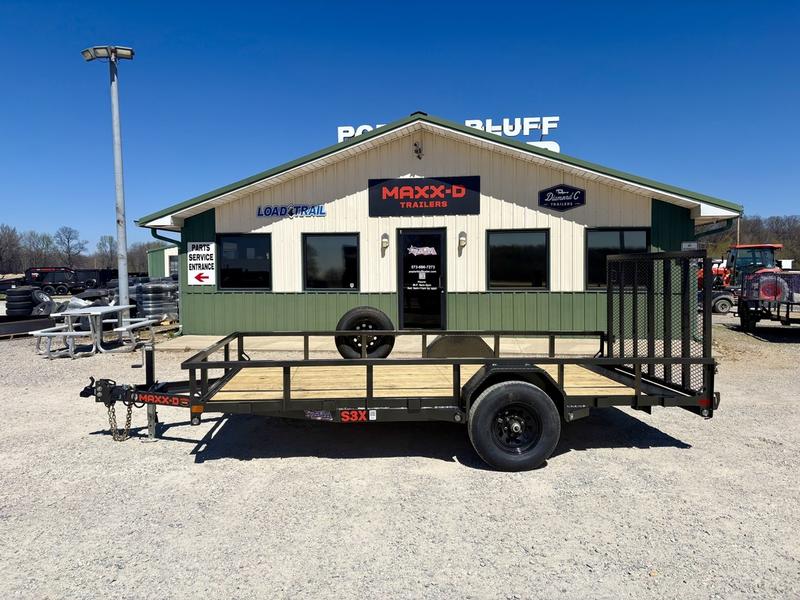 2026 New Maxx-D Utility Trailer | 83" x 14' | 5200 lb GVWR | 4' Spring Assist Gate | 1' Dovetail | S3X8314