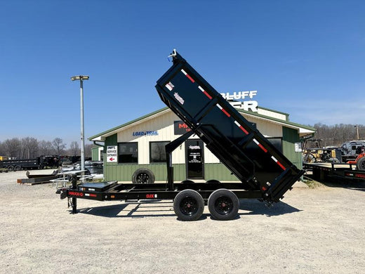 2026 New Maxx-D Dump Trailer | 83" x 14' | 17,500 lb GVWR | 3' Sides | 7GA Floor | Bumper Pull | DJB8314H