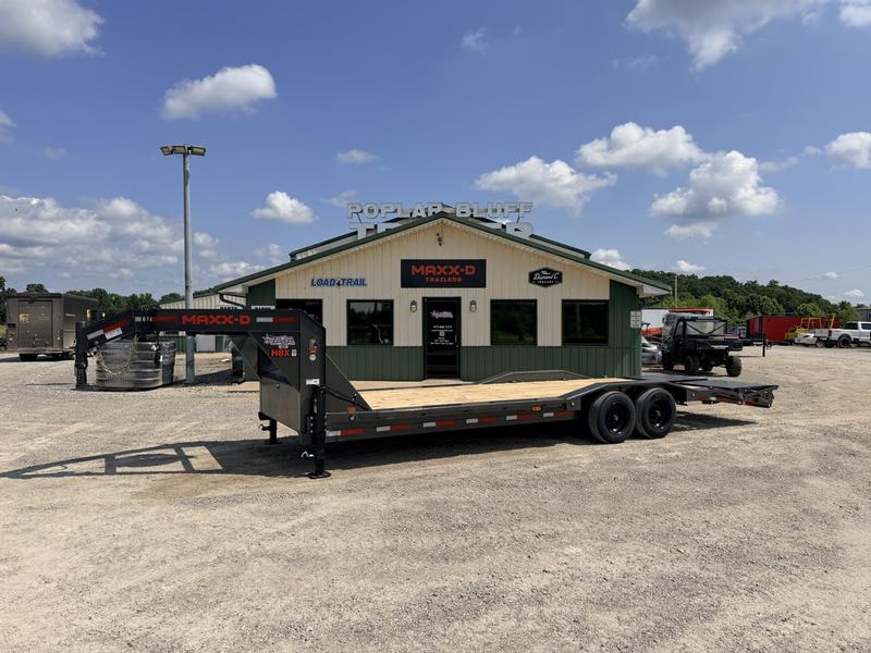 2027 New Maxx-D Gooseneck Car Hauler Trailer | 26' x 102" | 18k GVWR | MAXX Ramps | Dovetail | Model H8B10226G