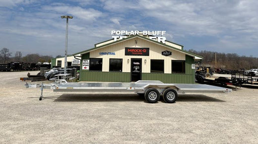 2027 New Aluma Car Hauler Trailer | 28' x 96" | 9990 lb GVWR | All-Aluminum | 2-5200 lb Torsion Axles | WB28H-TA-EL-DOF-R-RR