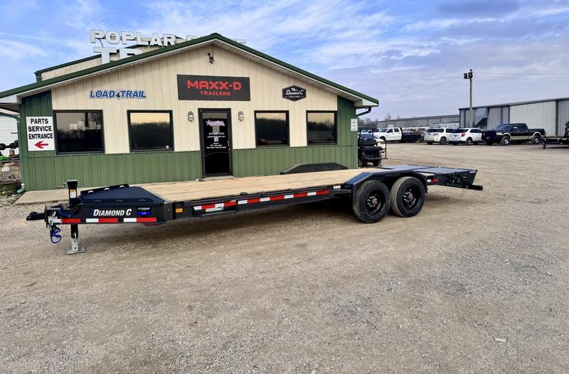 2026 New Diamond C Equipment Trailer | 22' x 82" | 20,000 lb GVWR | MAX Ramps | Torsion Axles | LPX210
