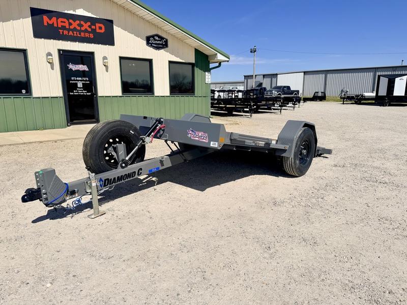 2026 New Diamond C Tilt Trailer | 77" x 12' | 7000 lb GVWR | Scissor Lift Tilt | Hydraulic Dampened Tilt | DSA107