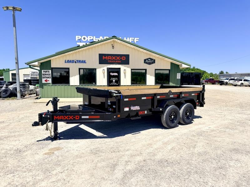 2026 New Maxx-D Dump Trailer | 14' x 83" | 14000 lb GVWR | 24" Sides | Scissor Hoist | DKB8314