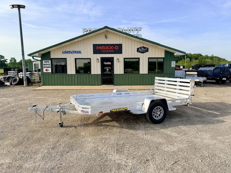 2027 New Aluma Utility Trailer | 77" x 12' | 2990 lbs GVWR | Bi-Fold Tailgate | Aluminum Floor | 7712H-S-BT