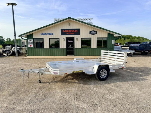 2027 New Aluma Utility Trailer | 77" x 12' | 2990 lbs GVWR | Bi-Fold Tailgate | Aluminum Floor | 7712H-S-BT
