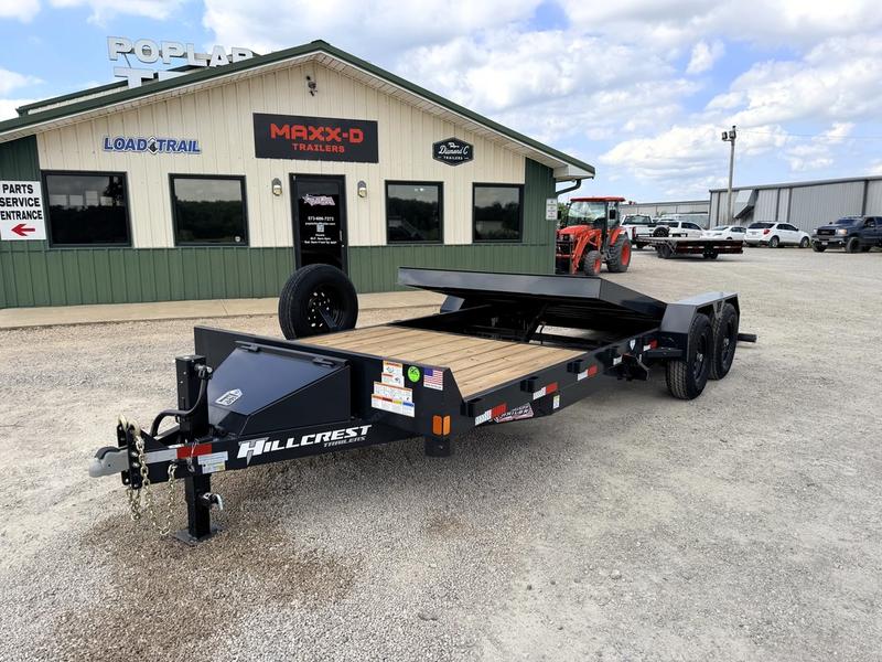 2026 New Hillcrest Tilt Trailer | 22' x 82" | 14k GVWR | Gravity Tilt | 16' Tilt + 6' Stationary | HTT