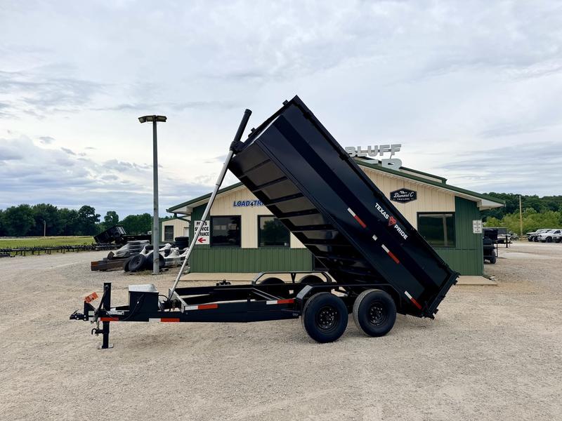 2026 New Texas Pride Dump Trailer | 7' x 14' x 3' | 14,000 lb GVWR | Telescopic Hoist | Spread Gate | Model DT
