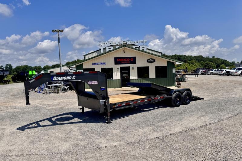 2025 New Diamond C Gooseneck Tilt Trailer | 24' x 82" | 20k GVWR | Gravity Hydraulic Tilt | 16' Tilt + 8' Stationary | HDT210