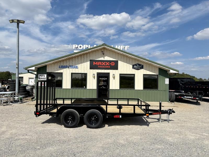 2026 New Maxx-D Utility Trailer | 14' x 83" | 7000 lb GVWR | Tandem Axle | 4' Spring Gate | U3X8314