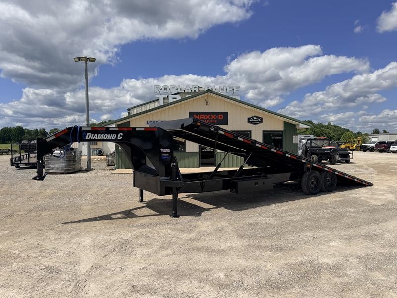 2026 New Diamond C Gooseneck Tilt Trailer | 28' x 102" | 23k GVWR | Full Bed Tilt | Hydraulic Jacks | DET210GN