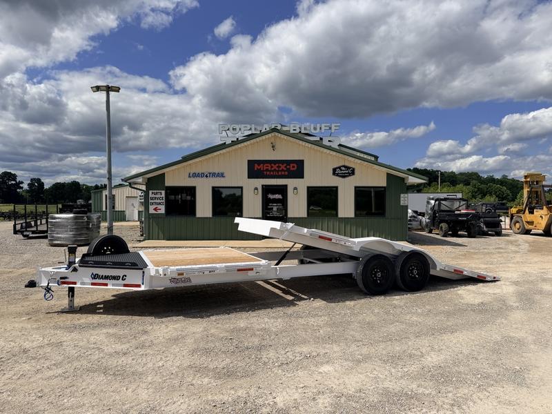 2026 New Diamond C Tilt Trailer | 24' x 102" | 15.5k GVWR | Gravity Tilt | 2x 7k Axles | HXD207