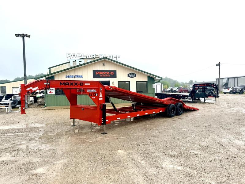 2027 New Maxx-D Gooseneck Tilt Trailer | 102" x 28' | 18k GVWR | Full Power Tilt | 12K Winch | T8X10228G