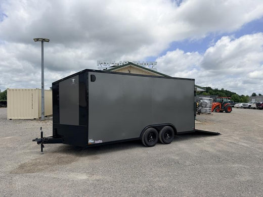 2027 New Anvil Cargo Trailer | 8.5' x 16' | 9990 lbs GVWR | 7' Interior | Rear Ramp Door | Model 8.5' x 16' Enclosed Cargo 10k W/ 7' Interior