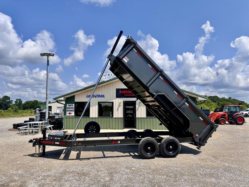 2026 New Maxx-D Dump Trailer | 16' x 83" | 17.5K GVWR | Telescopic Cylinder | 3' Sides | DTX8316