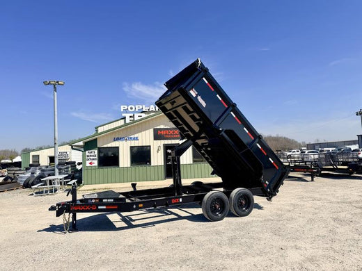 2026 New Maxx-D Dump Trailer | 83" X 14' | 17,500 GVWR | 3' Sides | 7GA Floor | Bumper Pull | DJB8314H