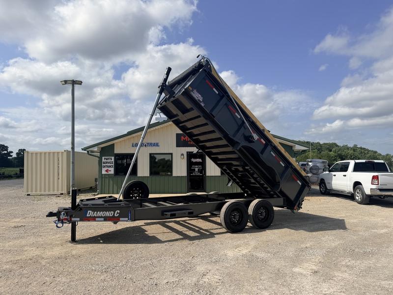 2026 New Diamond C Dump Trailer | 16' x 82" | 23k GVWR | Telescopic Hoist | Low Profile | Model LPT210