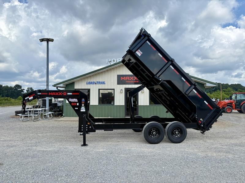 2026 New Maxx-D Gooseneck Dump Trailer | 14' x 83" | 14,000 lb GVWR | 3' Sides | 7' Slide-In Ramps | DJX8314G